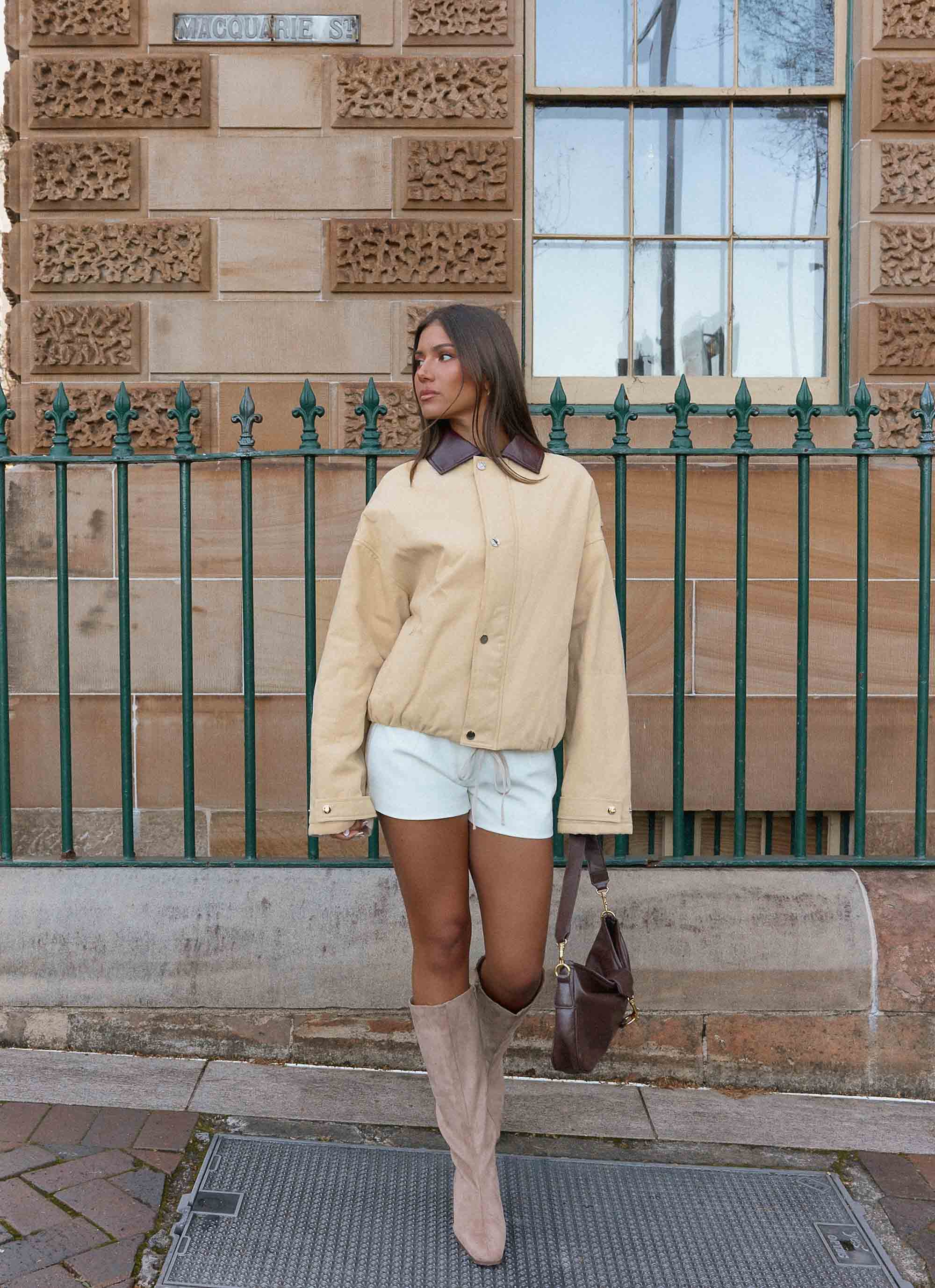 Airplane Mode Twill Blouson Jacket - Natural - Image 4