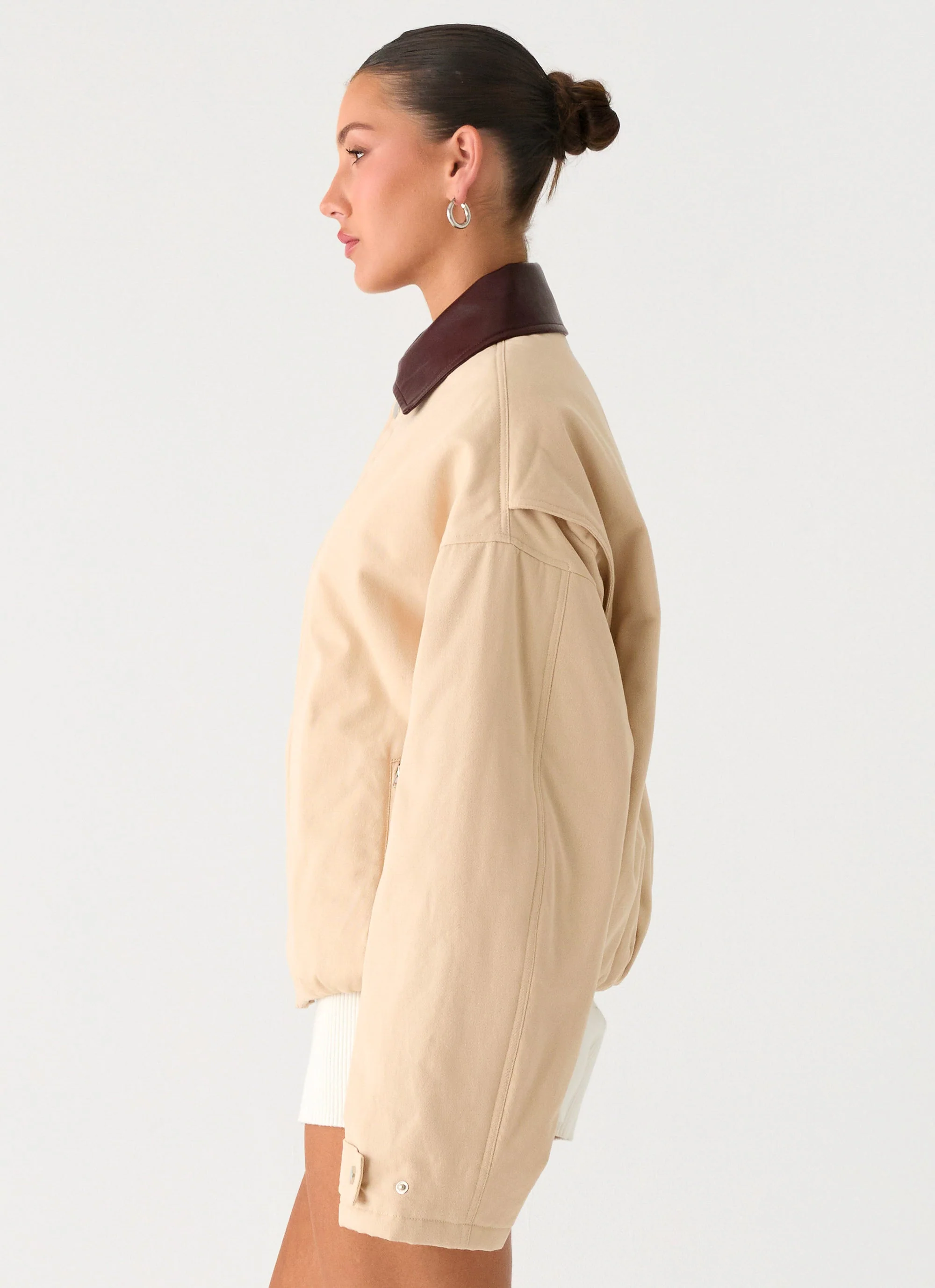 Airplane Mode Twill Blouson Jacket - Natural - Image 8