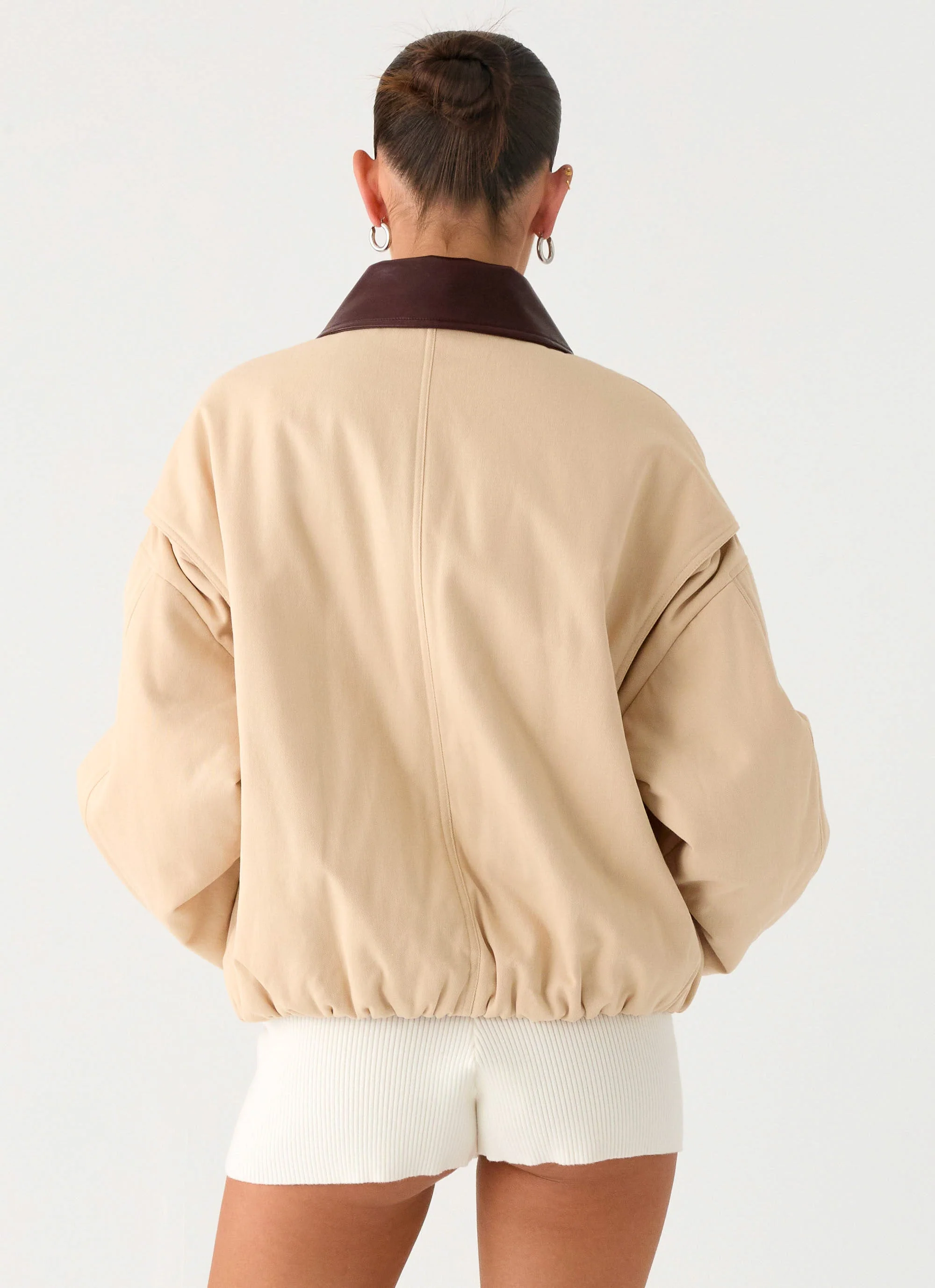 Airplane Mode Twill Blouson Jacket - Natural - Image 9