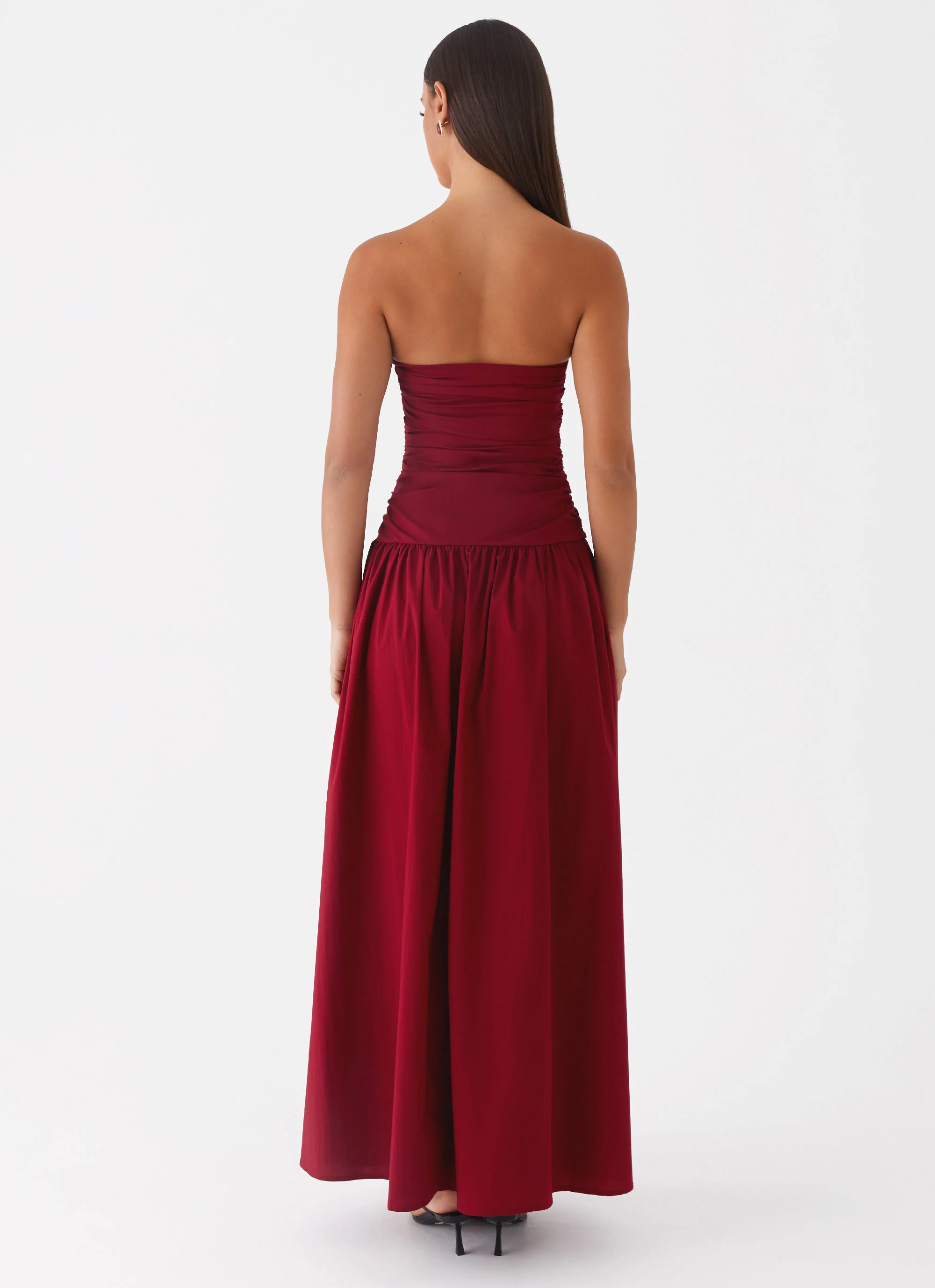 Carmel Maxi Dress - Merlot - Image 4