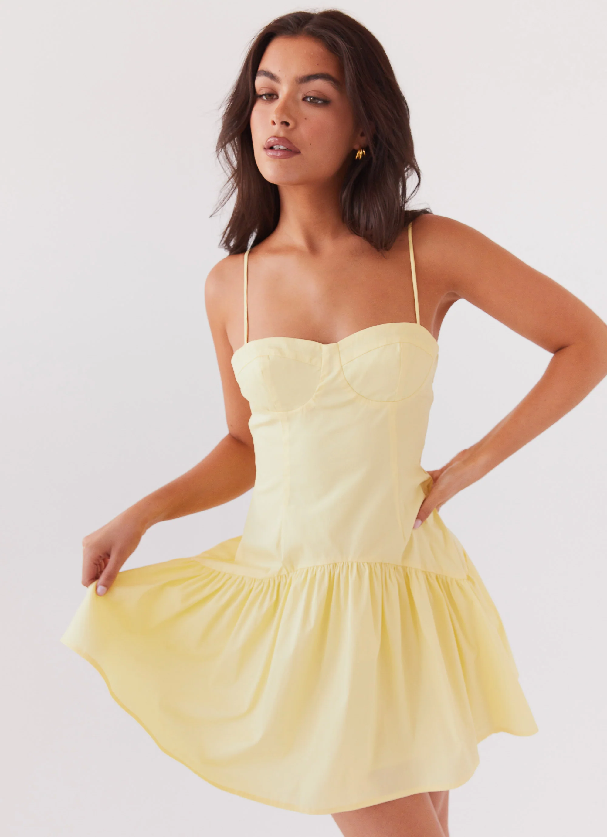 Endless Summer Mini Dress - Canary - Image 6