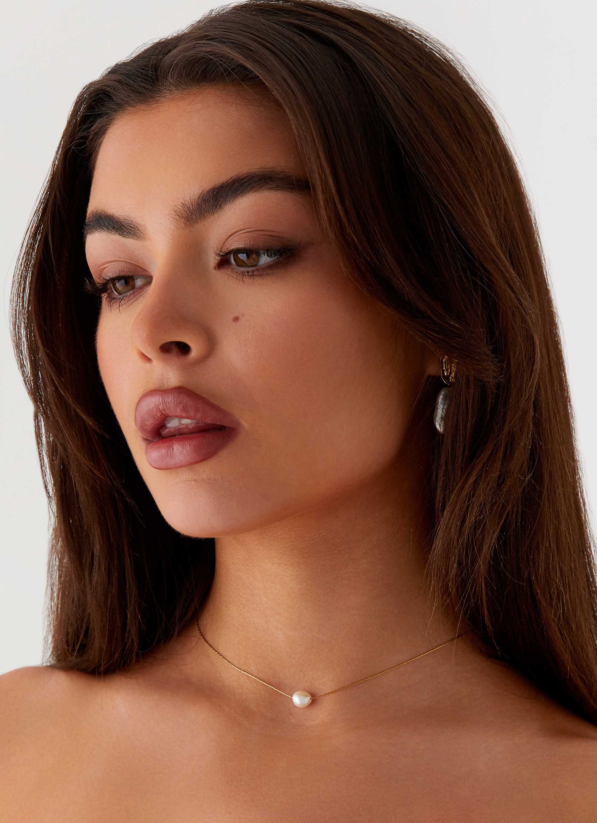 Heartstrings Pearl Necklace - Ivory - Image 3