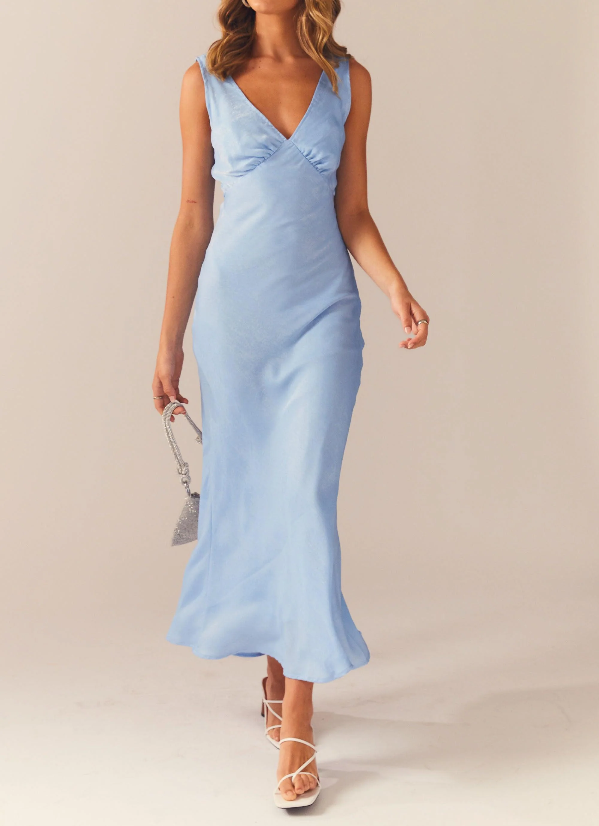 Loren Maxi Dress - Blue - Image 3