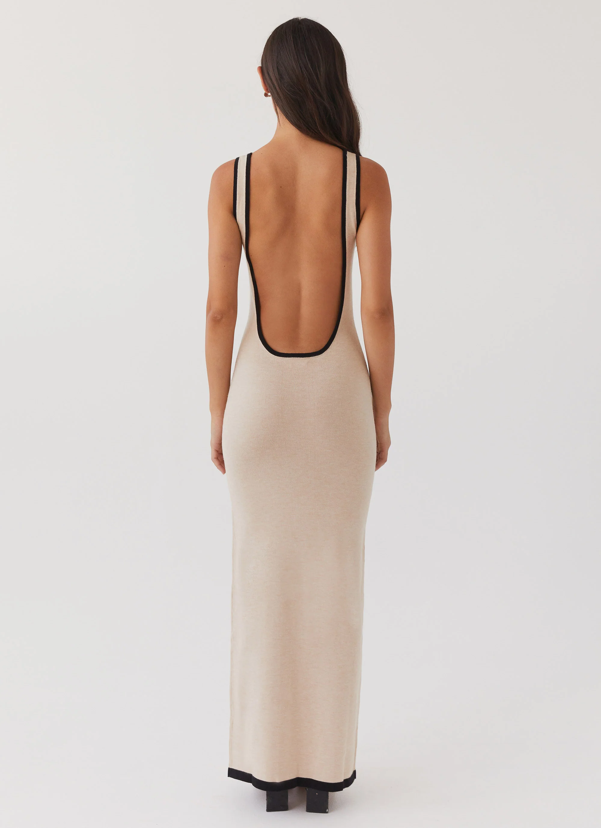 Lost In Paris Knit Maxi Dress - Tapioca - Image 3