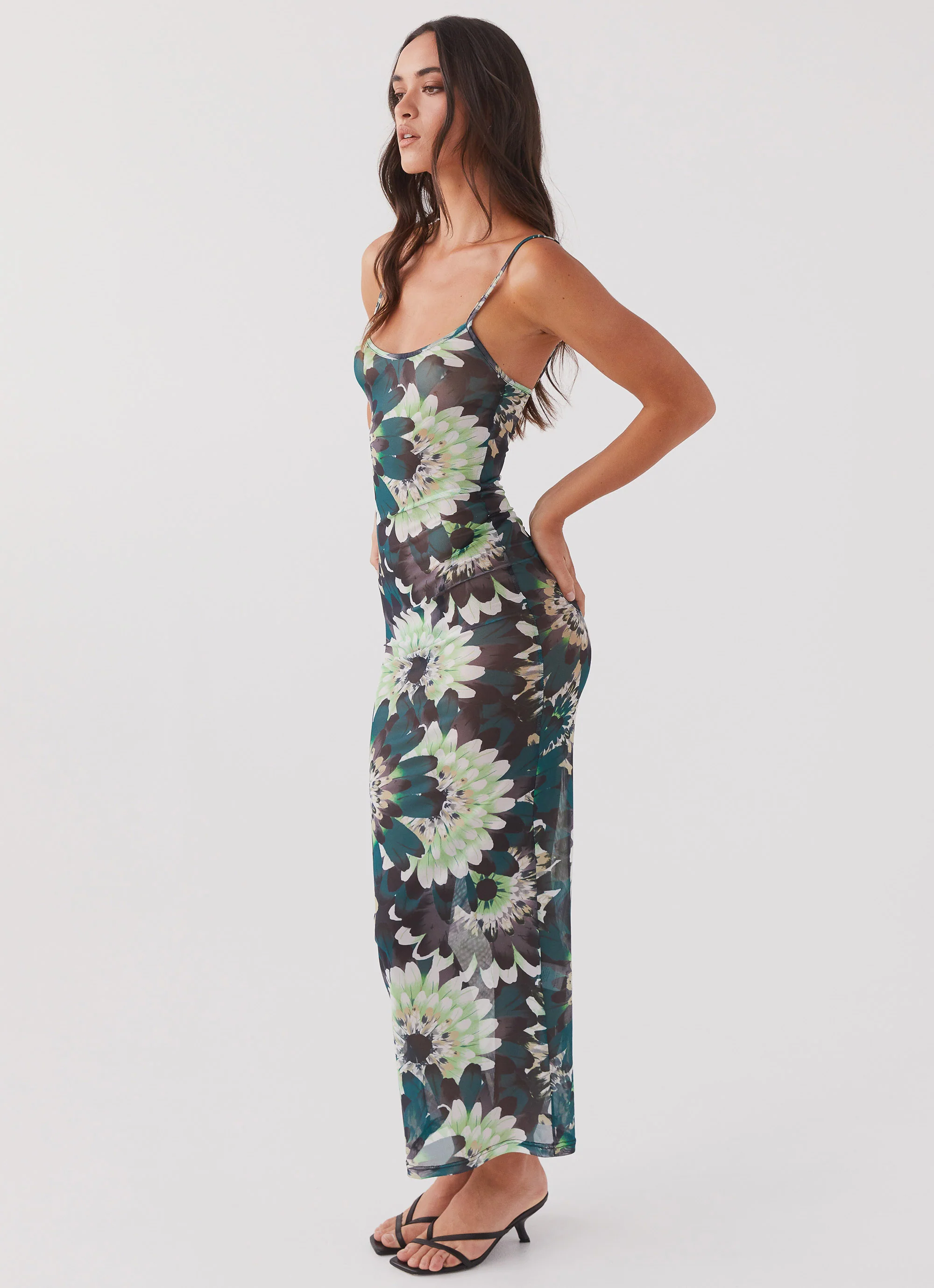 Love On The Run Maxi Dress - Jungle - Image 3