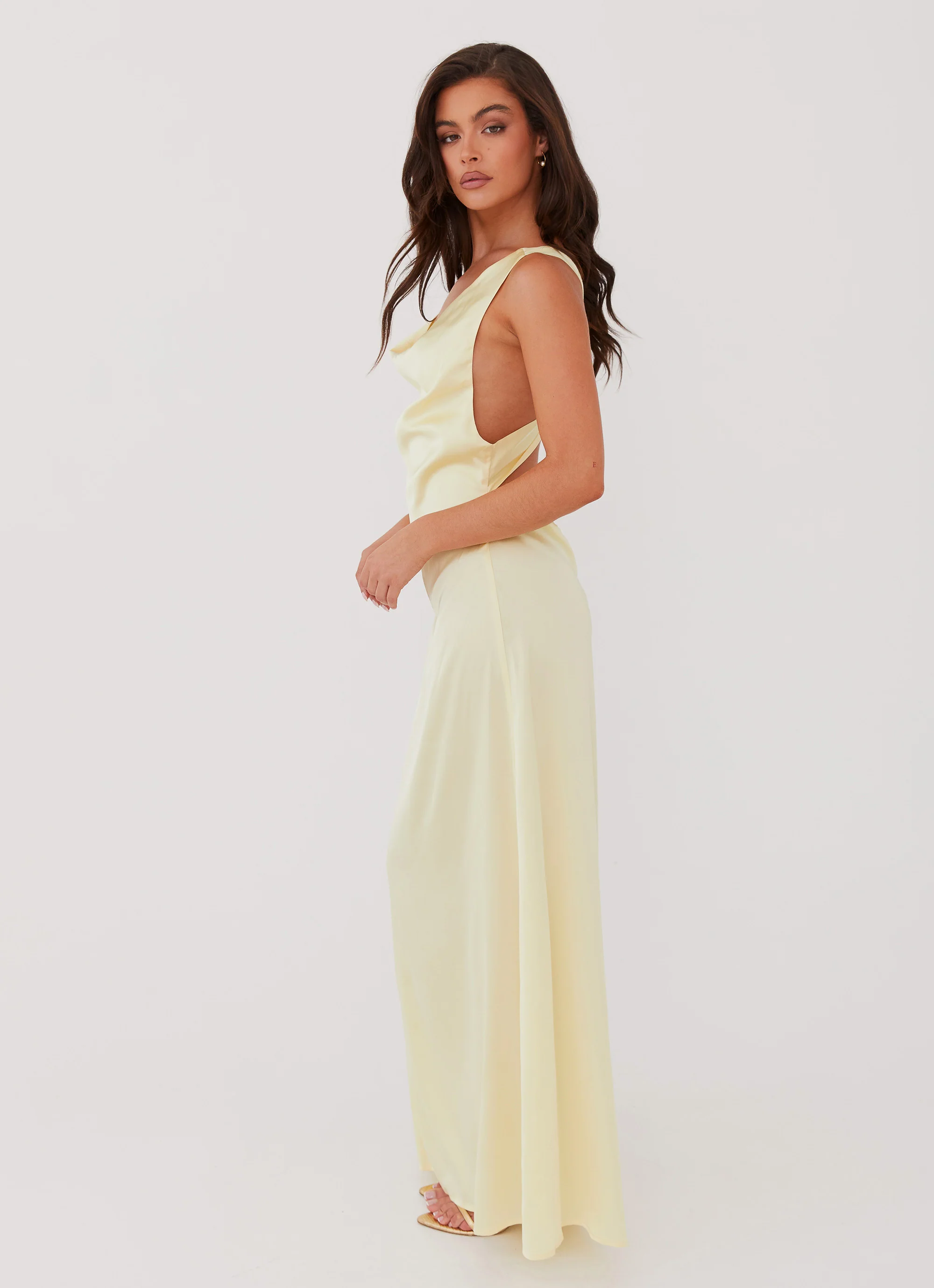 Musa Maxi Dress - Lemon - Image 4