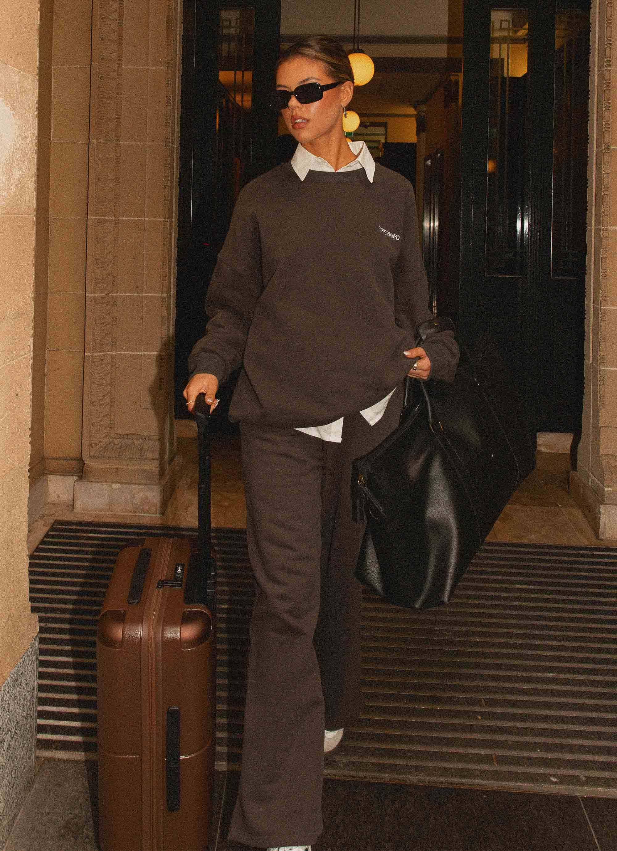 Signature Oversized Sweatshirt - Charcoal - Image 8