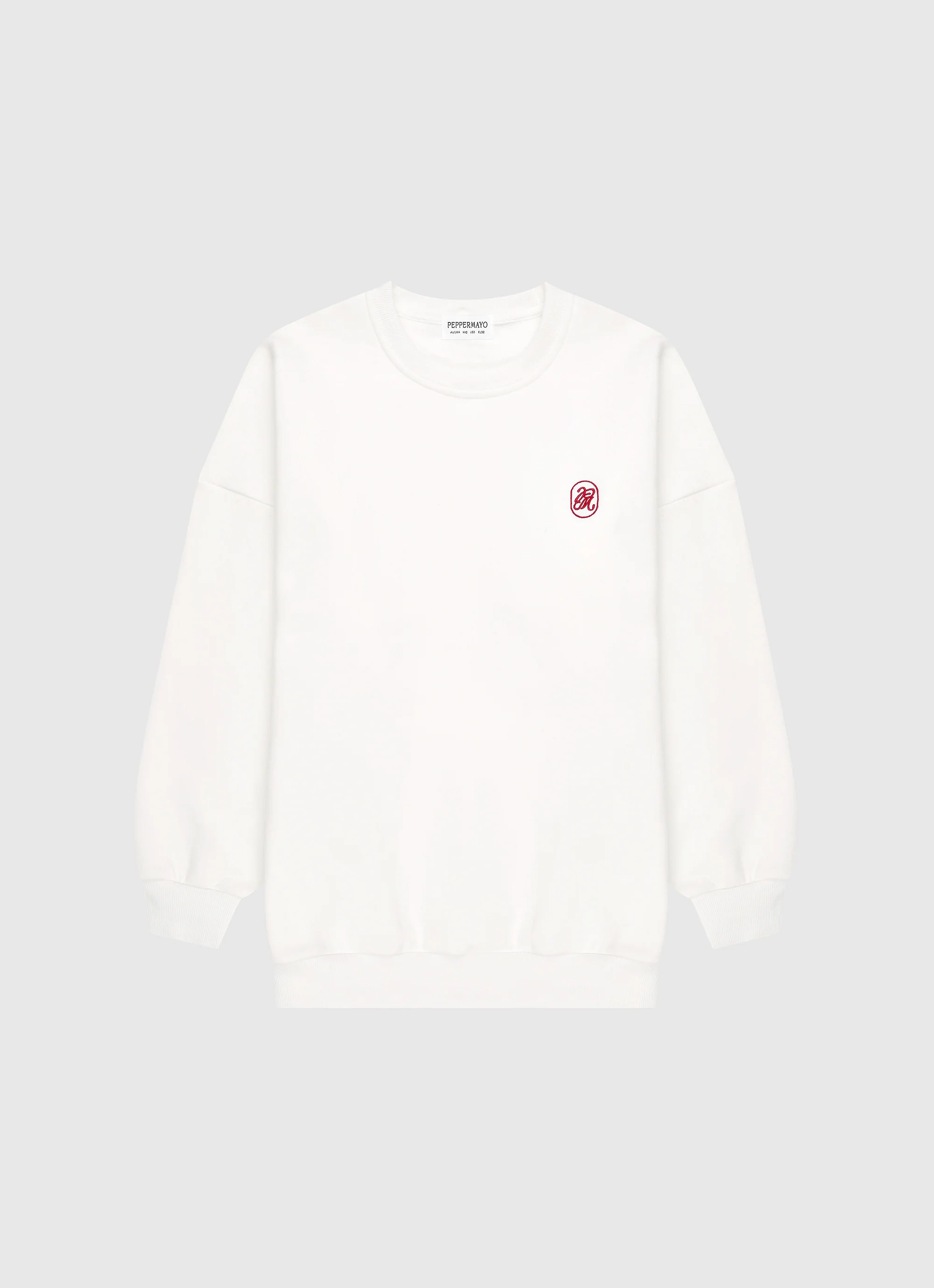 Signature Oversized Sweatshirt - Ivory - Image 8