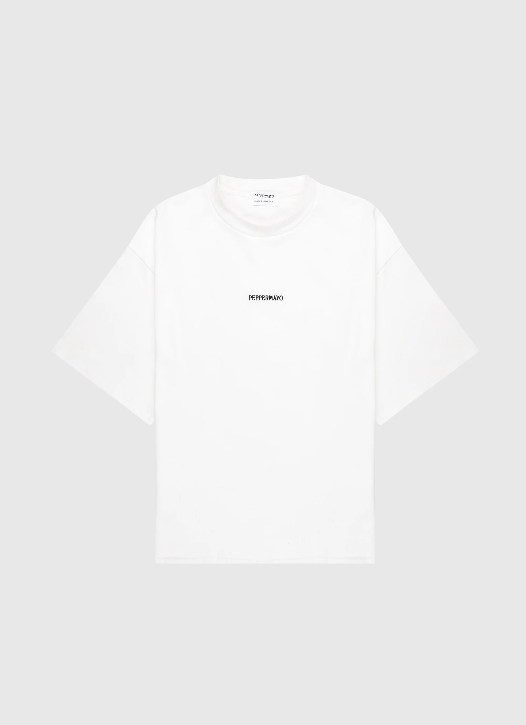 Signature Oversized Tee - White - Image 9