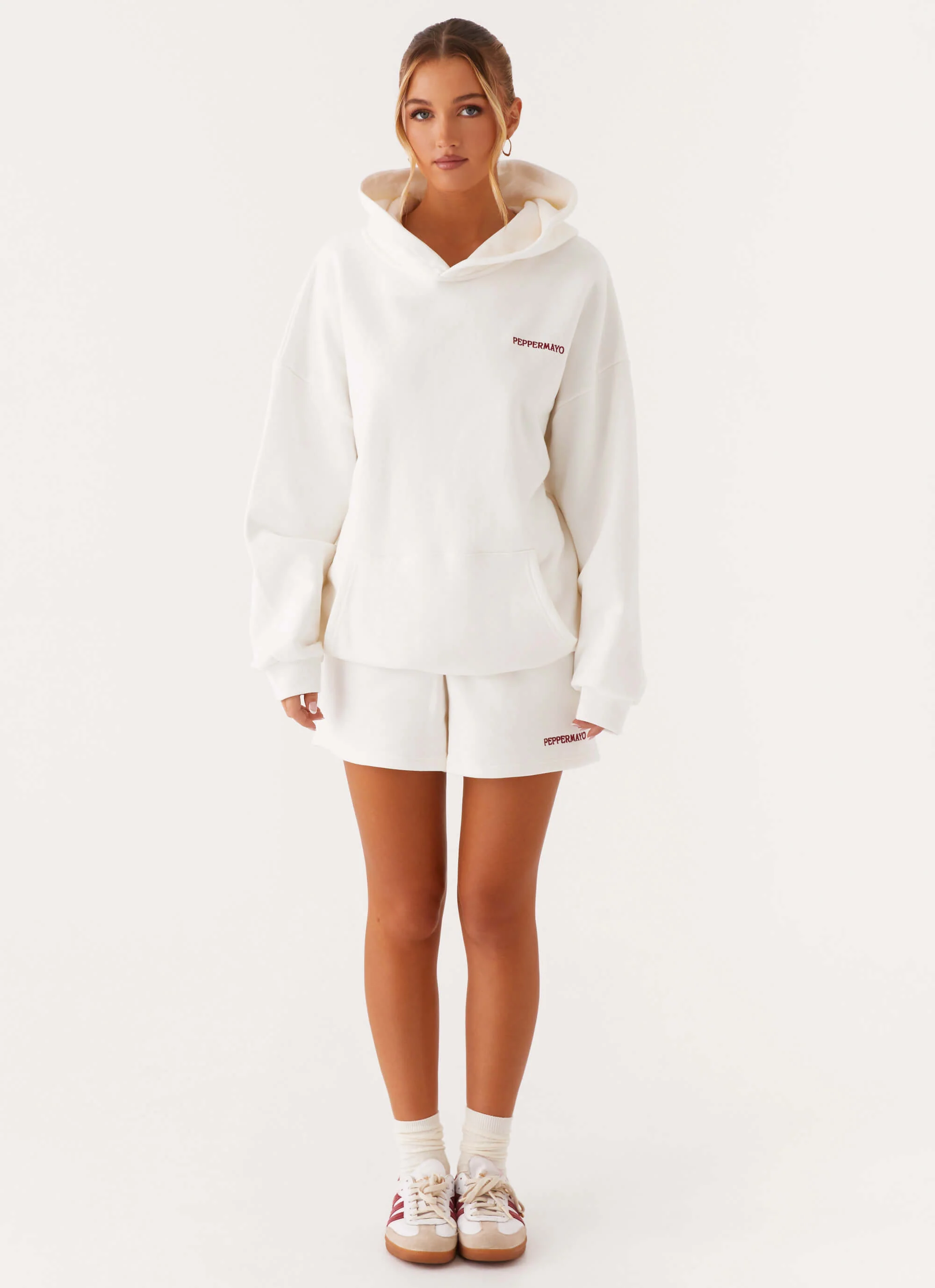 Signature Sweatshorts - Ivory - Image 3