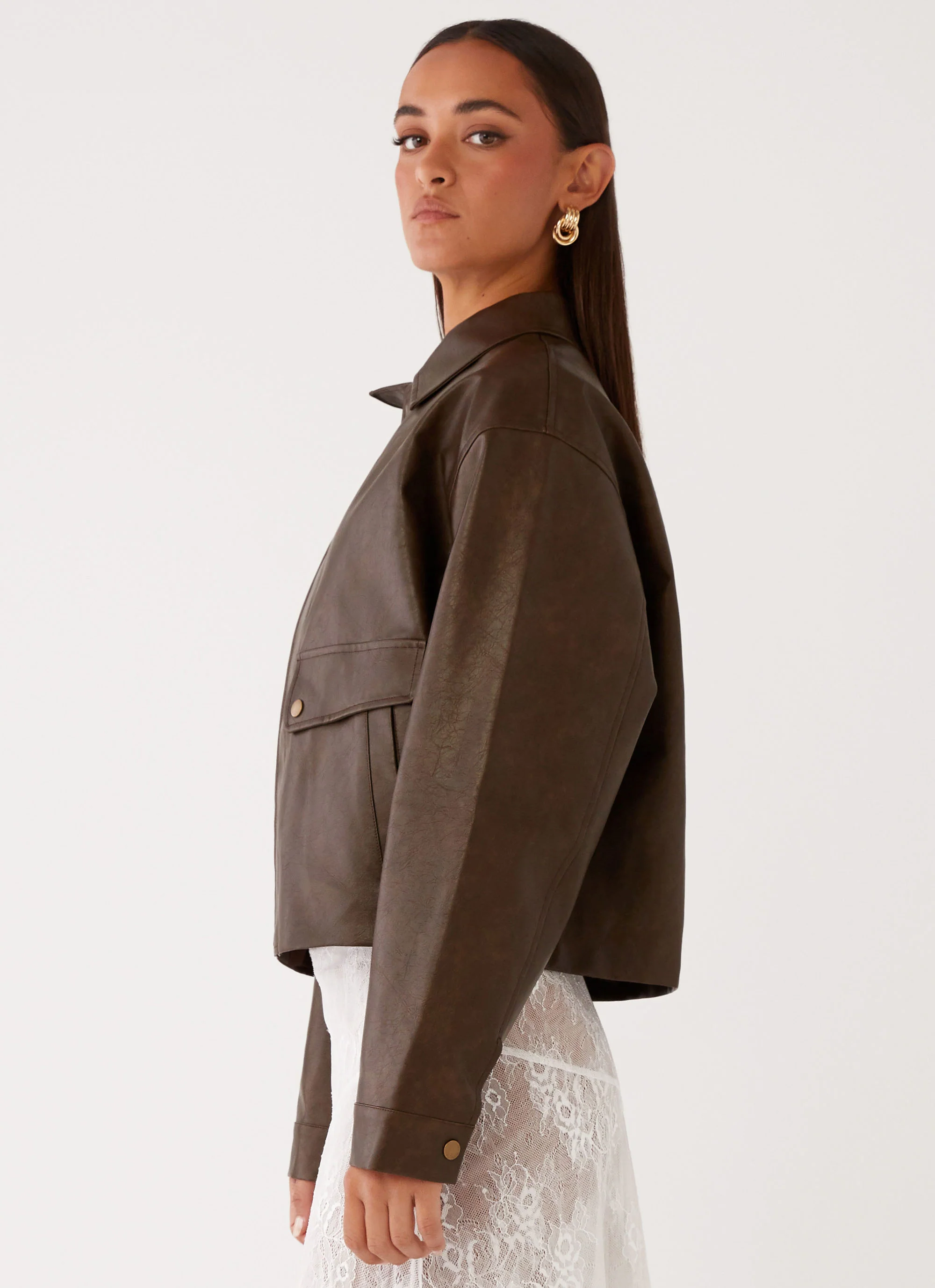 Sloane Jacket - Brown - Image 4