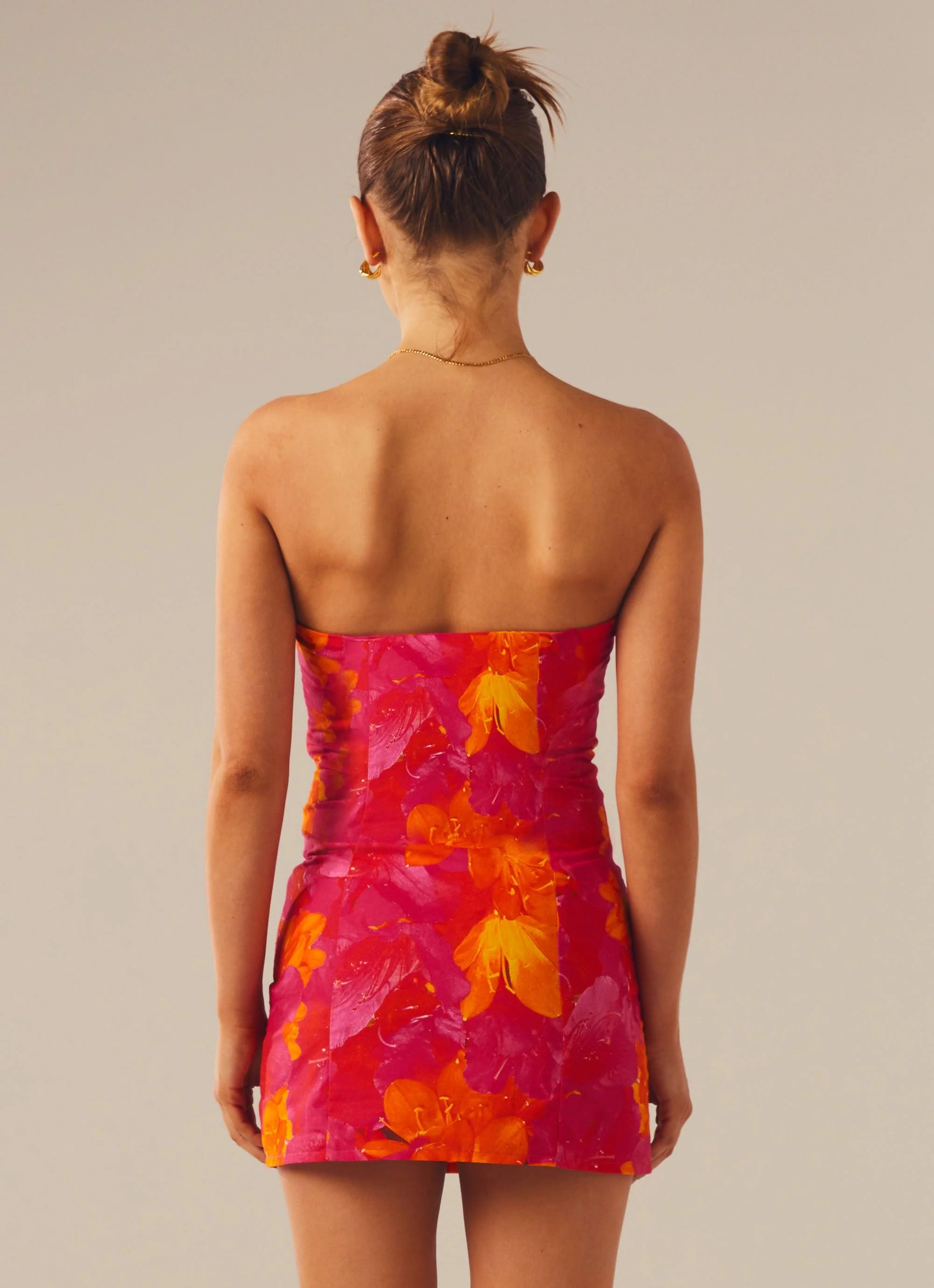 Stuck On You Mini Tube Dress - Floral Sun - Image 5
