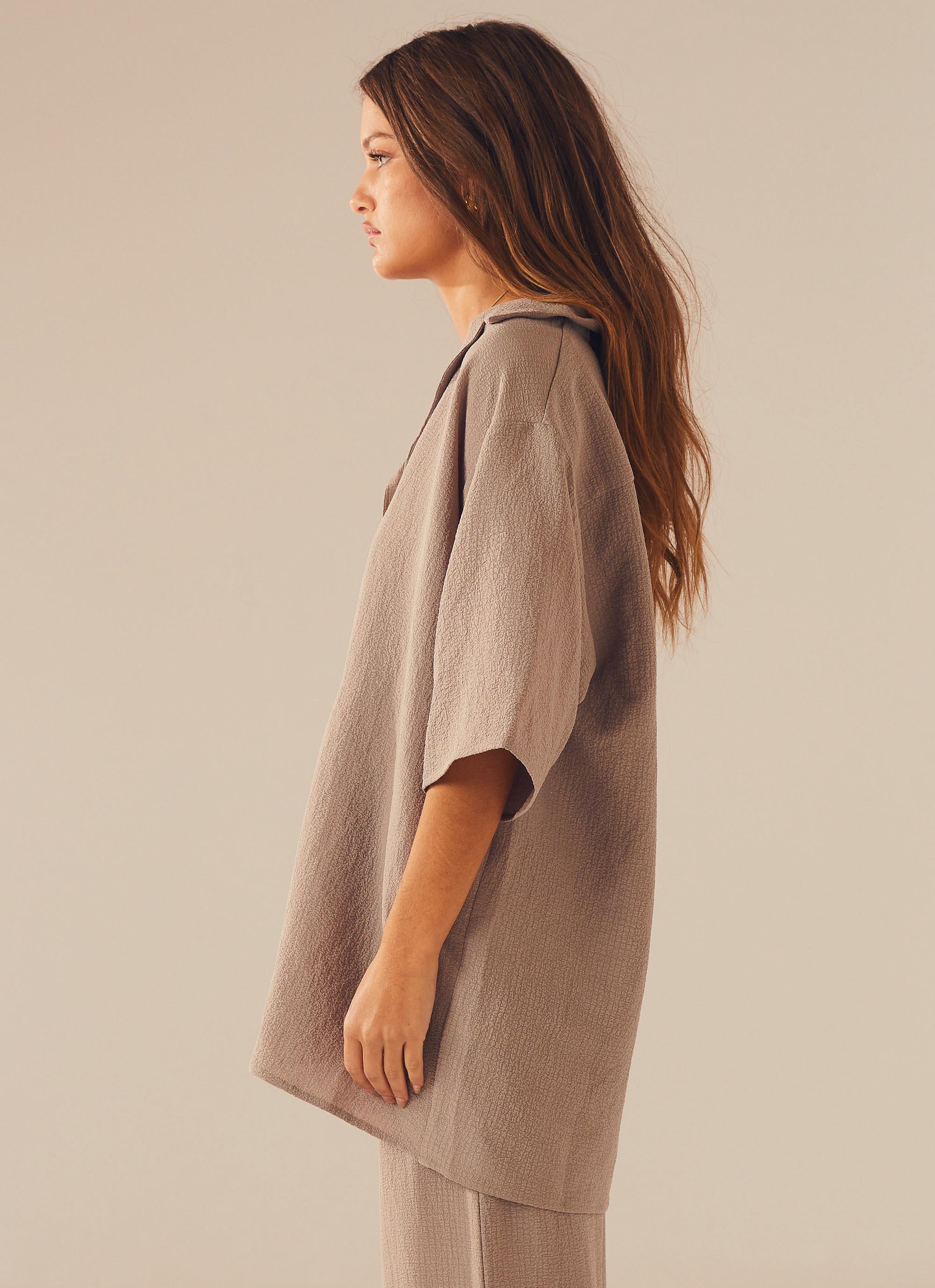 The Good Days Shirt - Taupe - Image 3