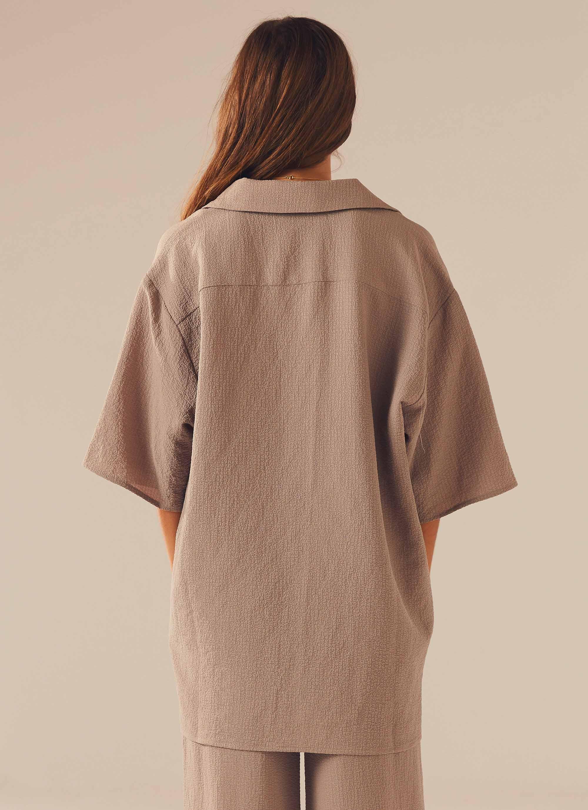 The Good Days Shirt - Taupe - Image 4