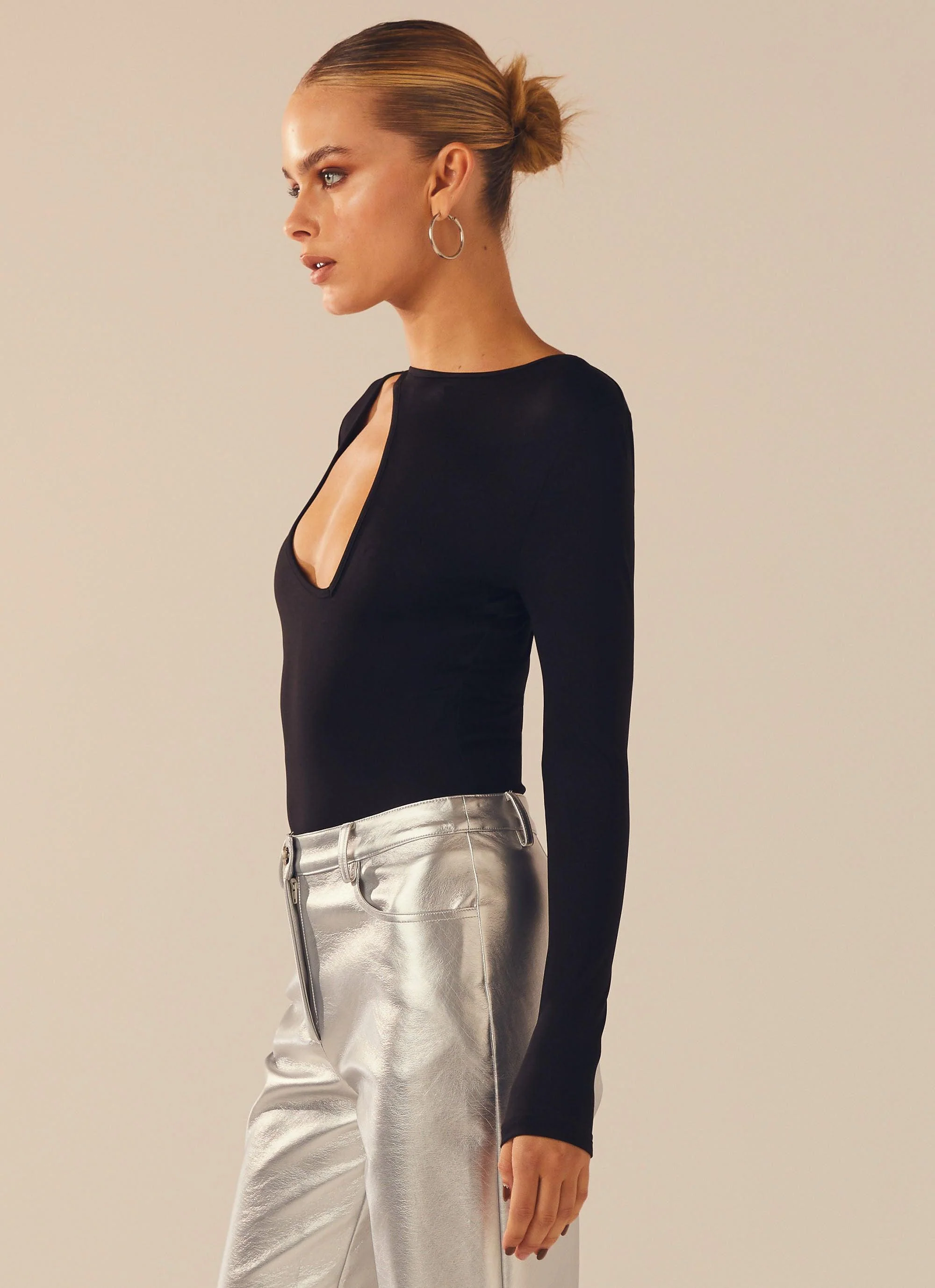 Untouched Long Sleeve Bodysuit - Shadow - Image 4