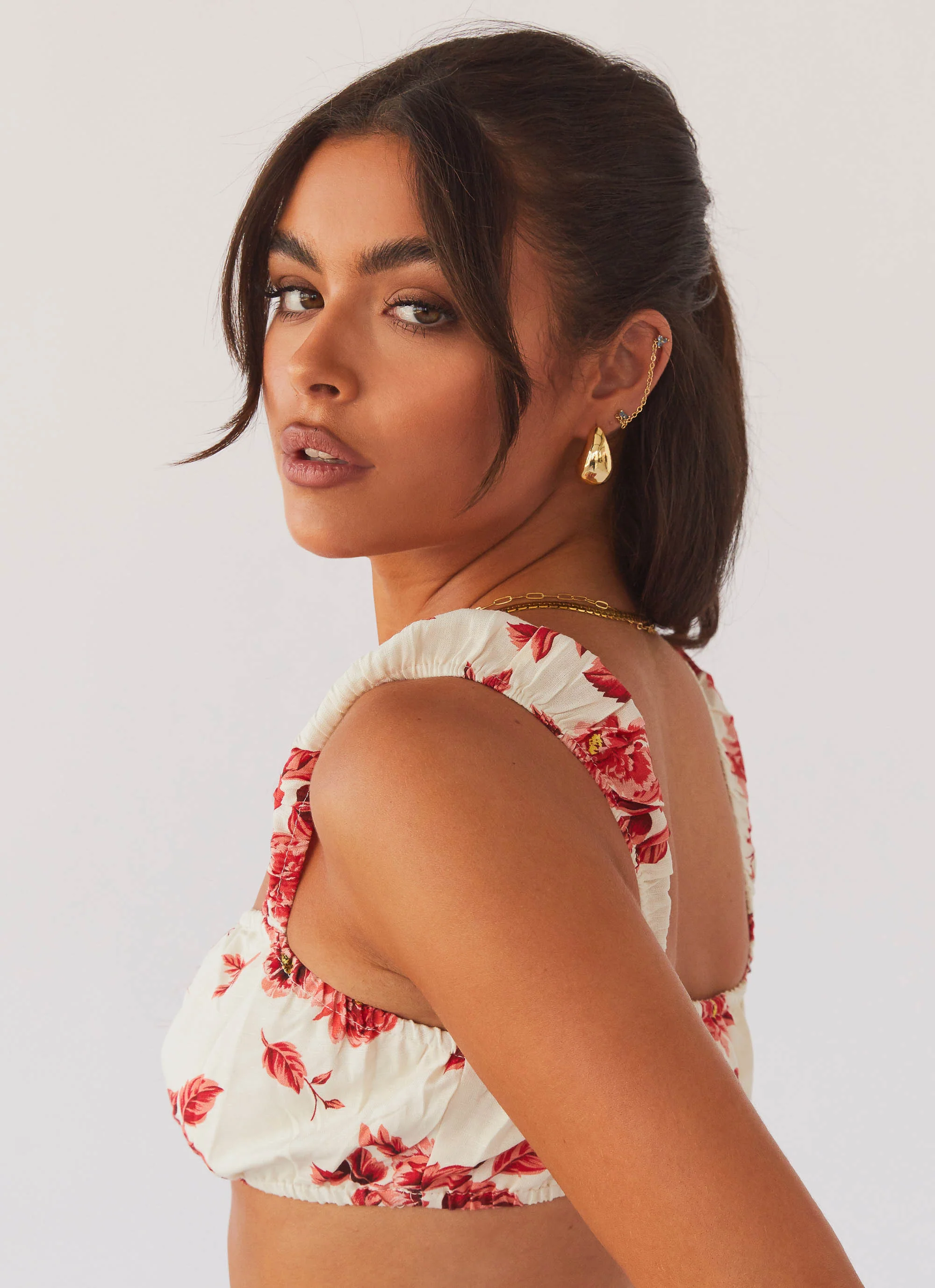 Valencia Villa Bralet Top - Rosa Floria - Image 5